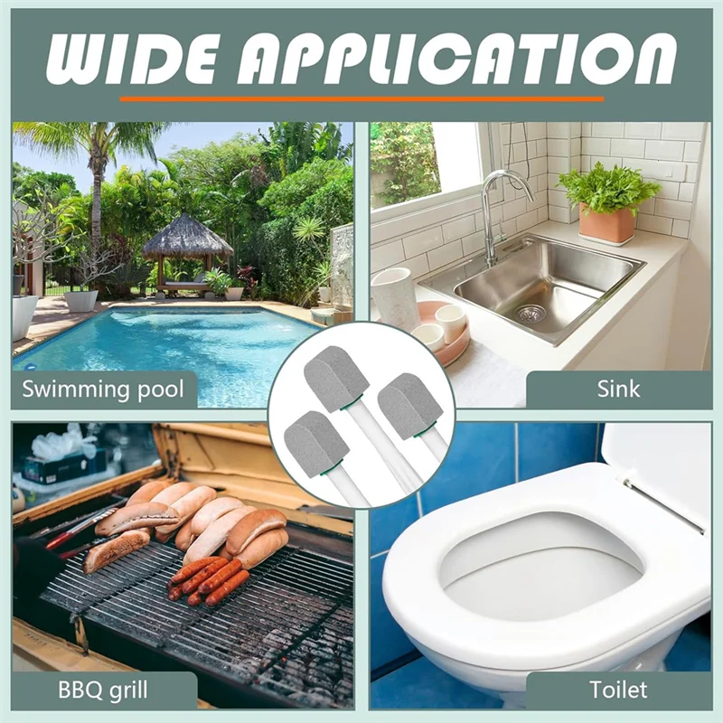 

10-шт пемза для унитаза, очиститель для унитаза, пемза для унитаза с длинной ручкой, щетка для унитаза для ванн для бассейна, кухонная раковина-горячая