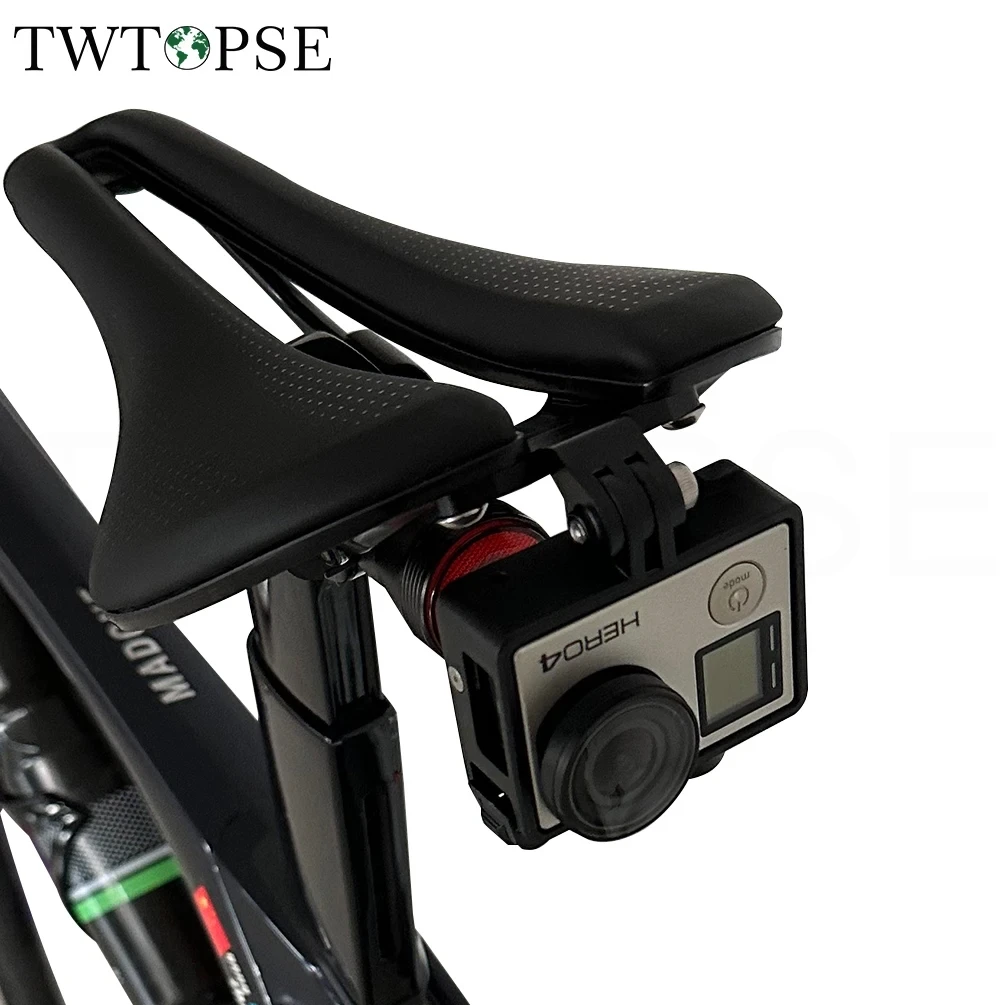 TWTOPSE Bicycle Saddle Lamp Holder Bracket For TREK Bontrager Aeolus For ROCKBROS Q5 Enfitnix xlite100 Leadbike LD43 Light Mount