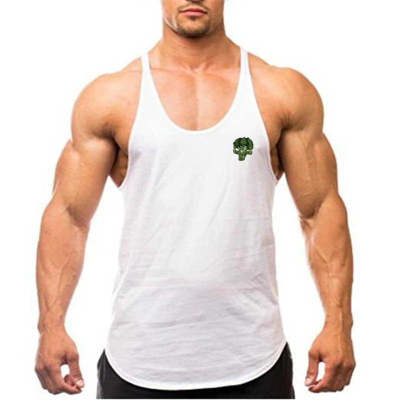 Men's Outdoor Running Vests Lightweight Sleeveless Breathable Racerback Tank Tops For Jogging Gym Workout Fitness