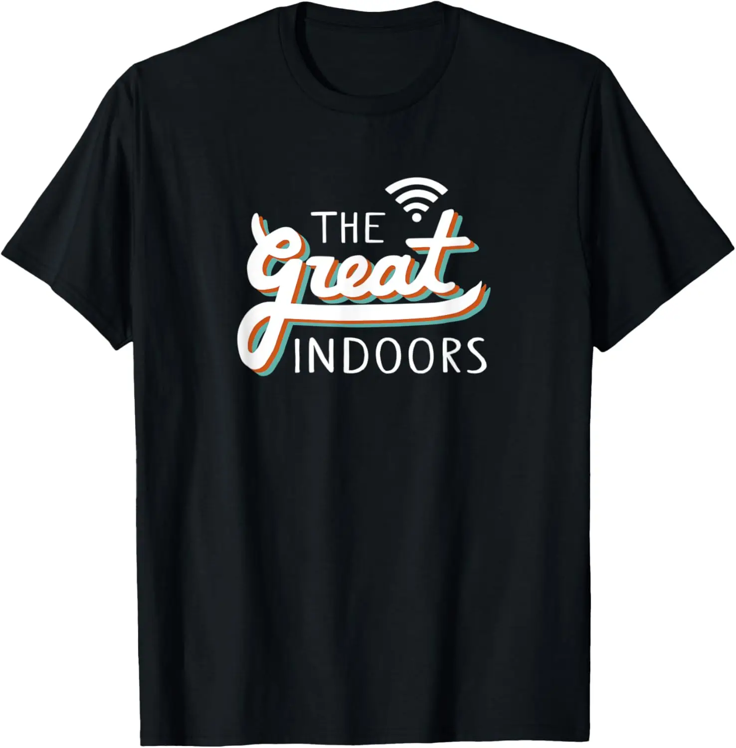 The Great Indoors WiFi Funny Introvert T-Shirt