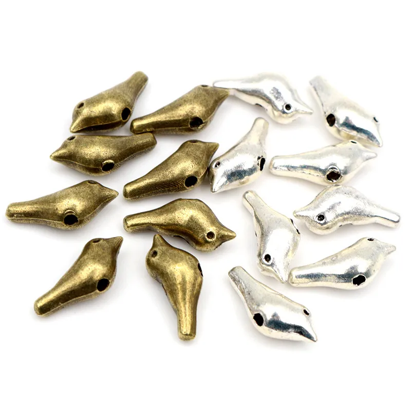 16x7x6mm 20pcs Antique Silver Plated Bronze Bird Handmade Charms Pendant:DIY for bracelet necklace