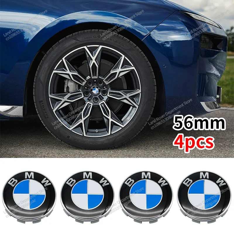 7pcs 82mm 74mm 45mm 56/68mm Original BMW Logo Car Front Bonnet Hood Rear Tail Trunk Wheel Hub Cap Emblem Badge For F30 F31 F11