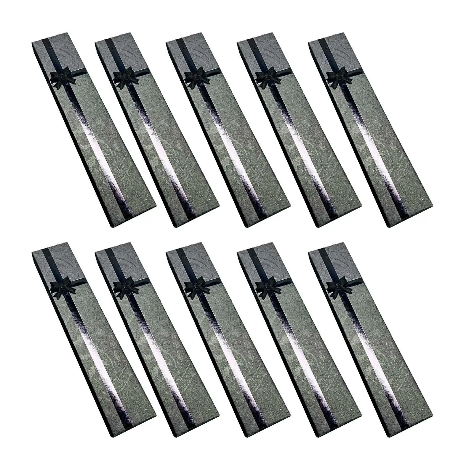Empty Jewelry Gift Boxes Cardboard Long Boxes Premium with Lid Storage Elegant Rectangular Packaging Boxes for Party Birthday