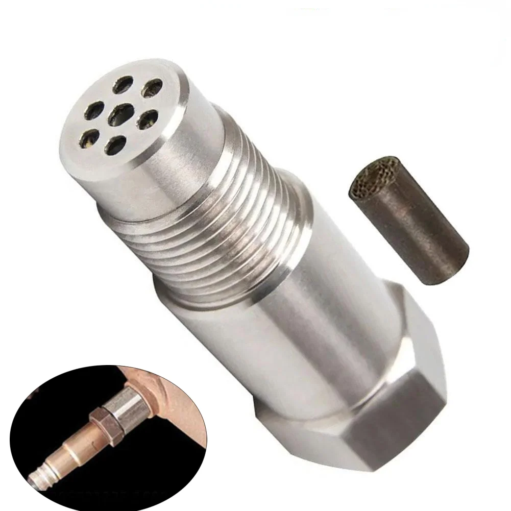 

Universal Stainless Steel SS304 Check Engine Light CEL mini catalyst O2 Sensor Spacer Adapter M18X1.5 2028