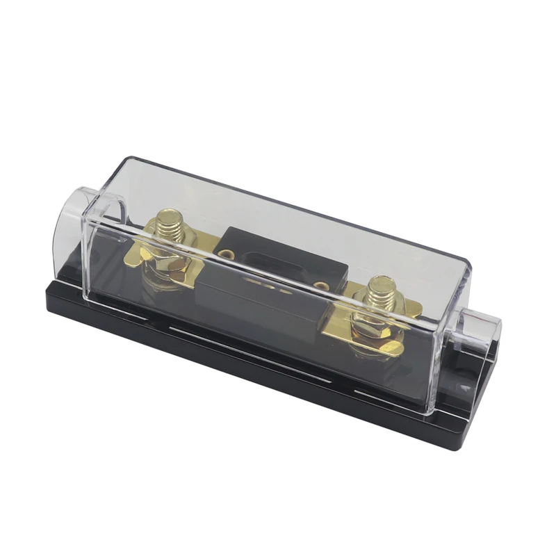 【1Set】30A-500A Fuses AMP ANL Fuse Holder Bolt-on Automotive Fuse Holders Fusible Link with Fuse