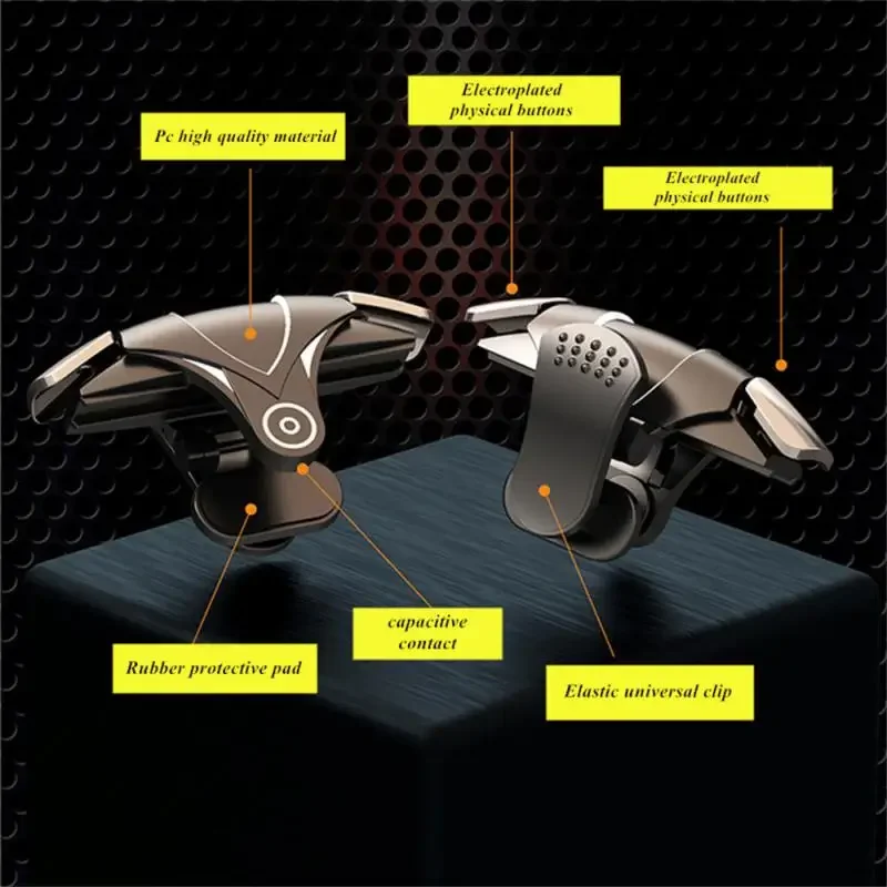 Gioco per telefono cellulare Trigger Gioco PUBG Shooter Joystick Gamepad Tiro ABS Tasto di mira Controller L1 R1 per IOS Android