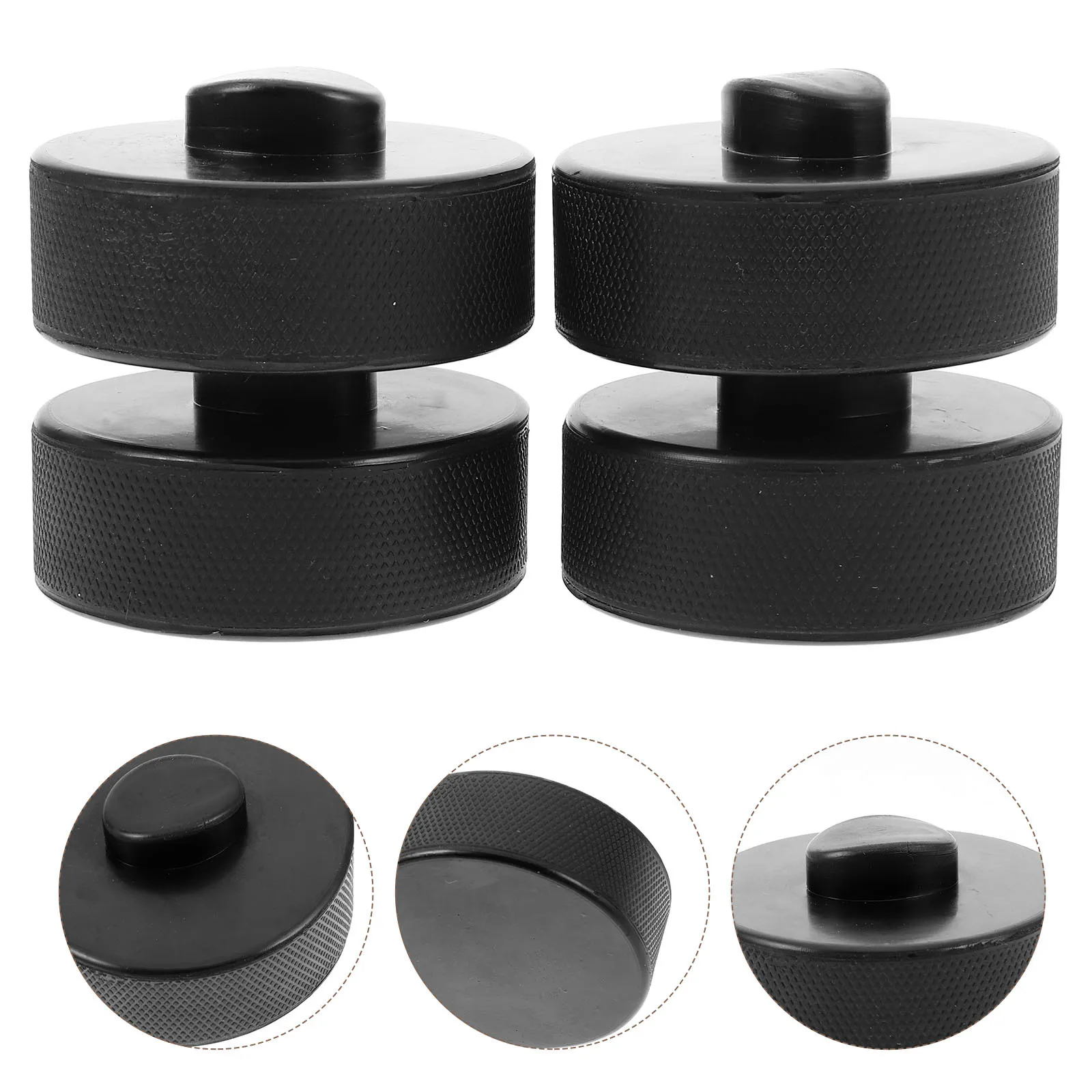 

4Pcs Floor Jack Rubber Pad Durable Anti-Slip Car Jack Protector Adapter Automotive Repair Lifting Support Trailer Protector