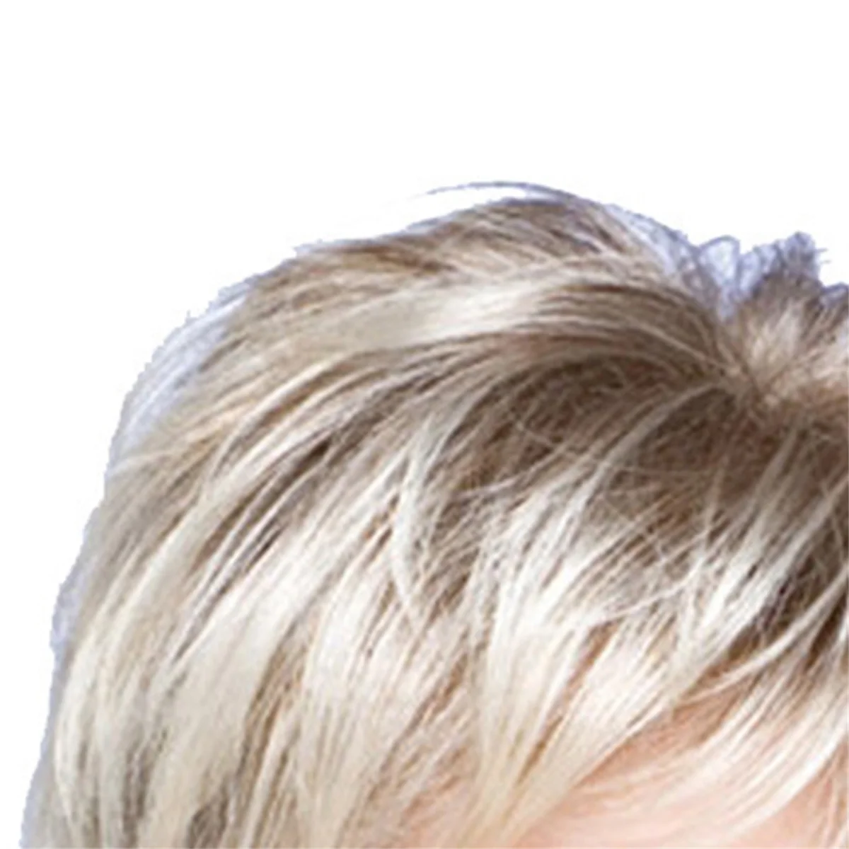 Parrucche per capelli corti ABNP Parrucca di seta ad alta temperatura in fibra chimica oro chiaro alla moda, copertura completa per le donne quotidiane