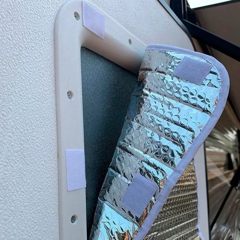 1 stücke Auto RV Entlüftung abdeckungen Dach abdeckung reflektierende Sonnenschutz Isolator Reisen Innenraum UV-Strahlen Schutz Camper Zubehör