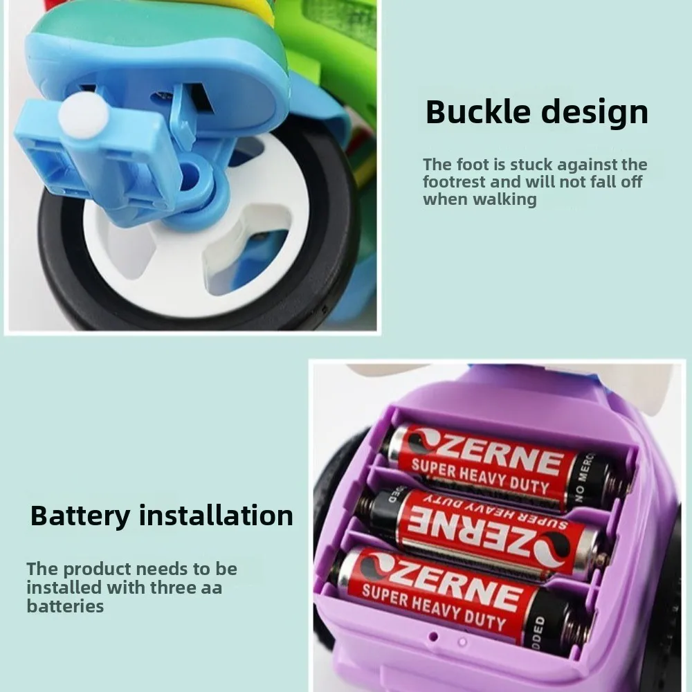 음악 기능 전기 삼륜차 화려한 조명 360도 회전 묘기 공연 삼륜차 인터랙티브 발광 조명