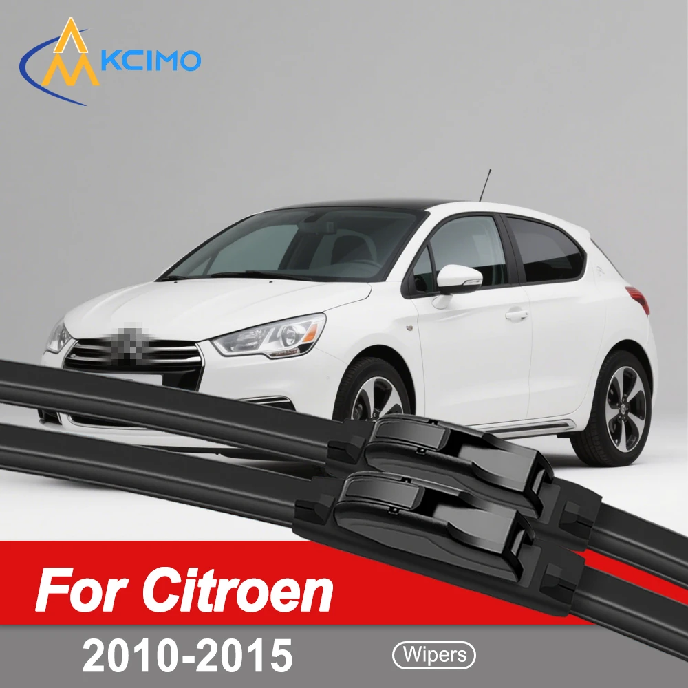

Car Wiper Blade Blades For Citroen DS 4 2010-2015 Windshield Windscreen Clean Naturl Rubber Cars Wipers Accessories
