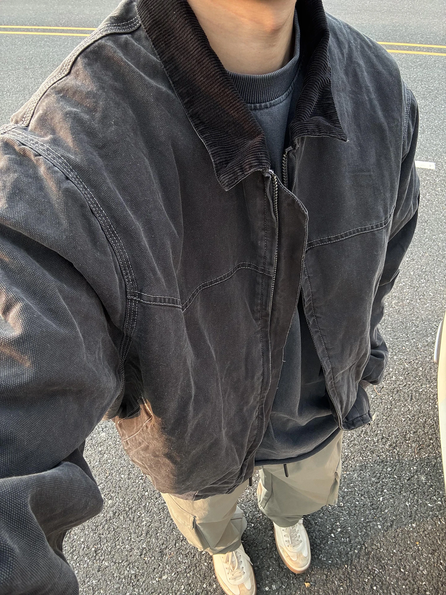 

Мужская винтажная рабочая куртка Bla Detroit Workwear: износостойкая, модная, для осеннего сезона, в уличном стиле