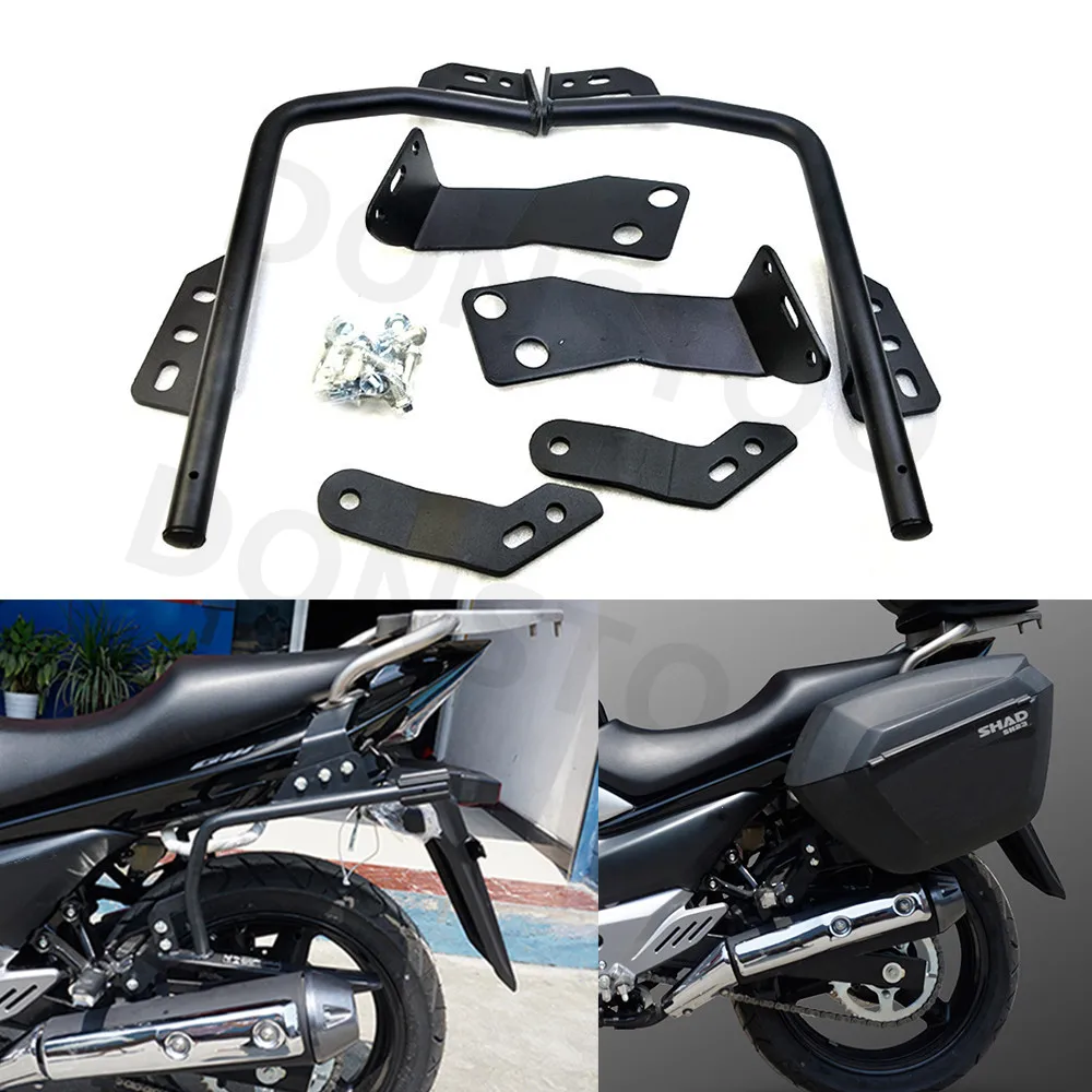 Motorcycle GW 250 Luggage Side Case Box Rack Bracket Carrier System SHAD SH23 Side Rack For SUZUKI GW250 GW250S GW250F