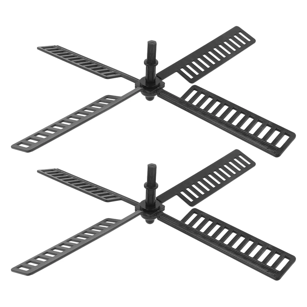 

2pcs Solar Blades Outdoor Garden Decor Waterproof Plastic Windmill Leaves Rotating Yard Wind Lighthouse Parts Lawn
