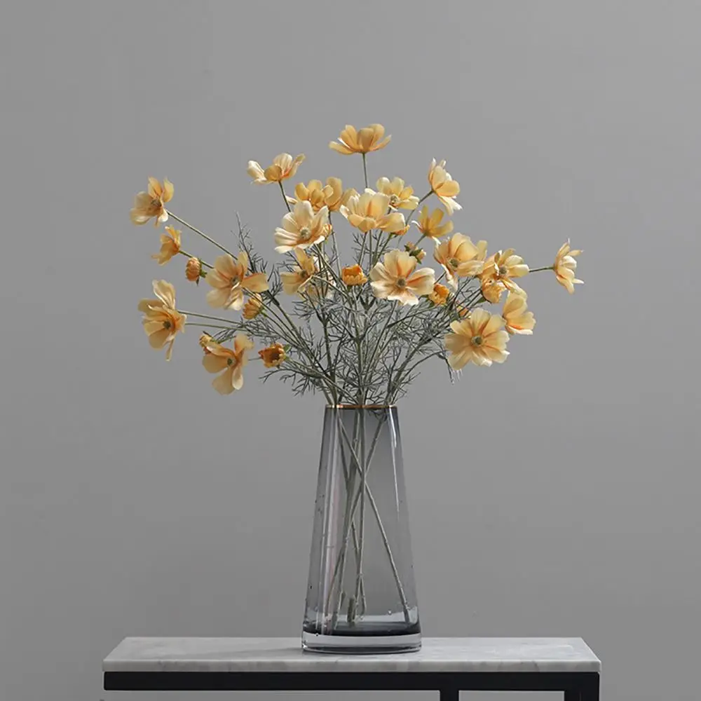 Pétalo de seda de flor Artificial Galsang Multicolor, 60cm de longitud, simulación Coreopsis, adorno de escritorio, arreglo Floral