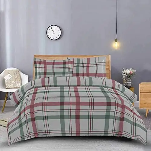 

Heavy Soft 100% Cotton Flannel Duvet Covers, 3 Pieces Duvet Cover Set, Button Closer, Thick, Heavy and Ultra Soft Cotton Flannel