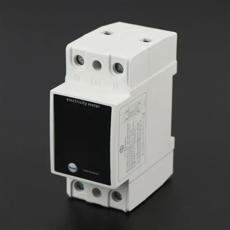 ZS-6035VAKW Digital Energy Meter Din Rail Electricity Usage Monitor AC30-400V Voltmeter Ammeter Watt Kwh Frequency Power Meter