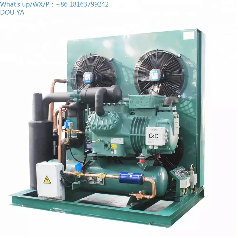 Precio del condensador industrial de la unidad de condensación sin zing del compresor de refrigeración de 6HP