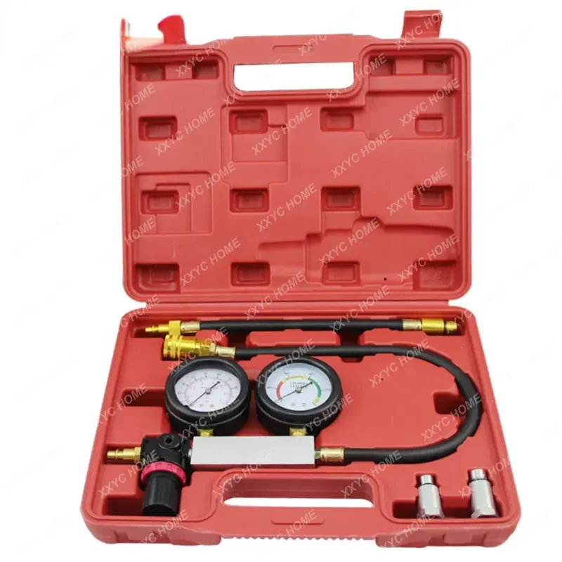 

Tu-21 Cylinder Leak Tester Petrol Engine Compression Leakage Leakdown Detector Kit Diagnostics Tool