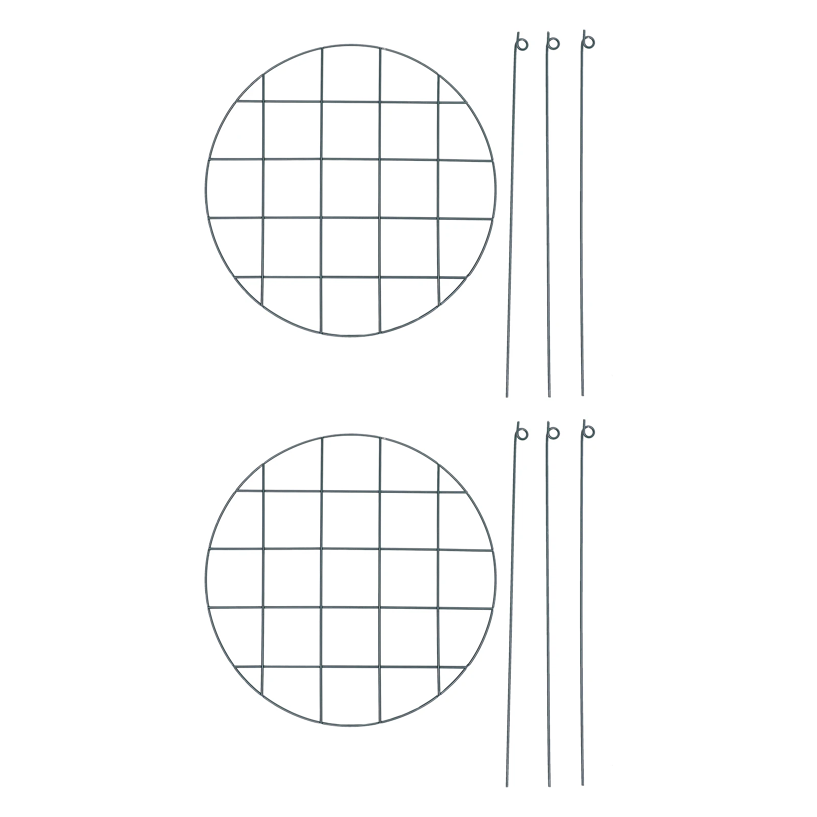 

2pcs Plant Climbing Rack Durable Gardening Vine Support Fixing Pole Strawberry Shelf Plant