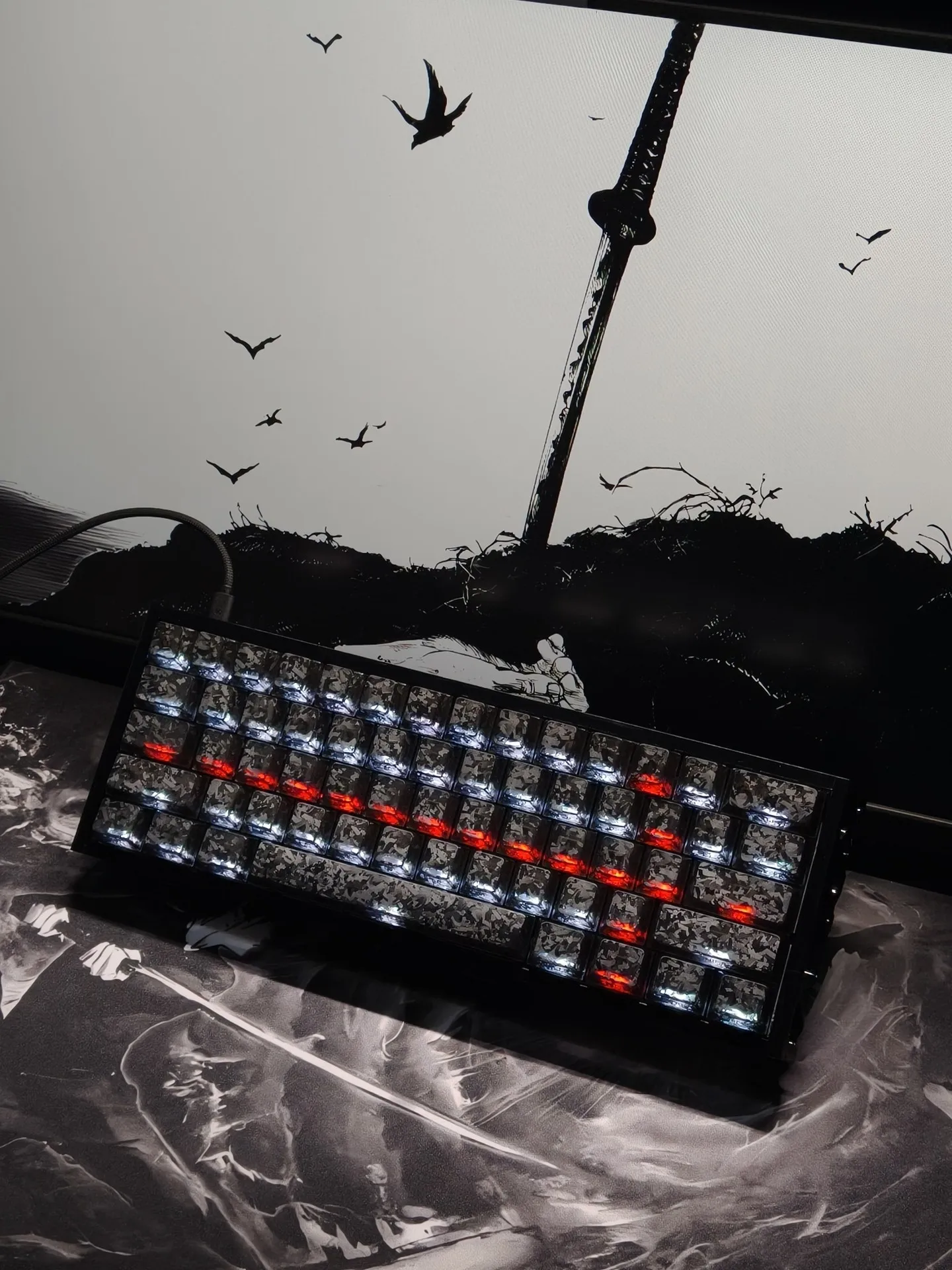 Custom 60% Layout Compact Gami - Gaming Keyboard No Number Pad recension och pris