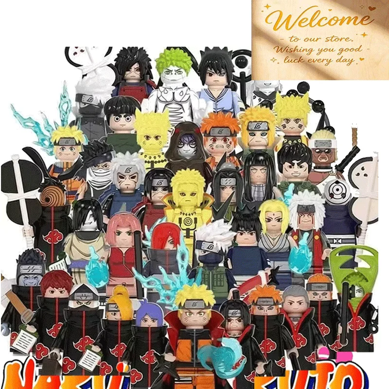 KDL819 KDL840 2026 NUEVO NARUTO Annie Anime Ladrillos de Construcción Mini Figura de Acción Juguetes Regalos