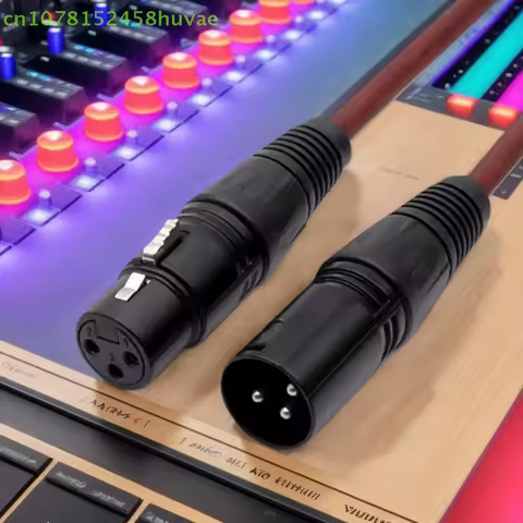 1 Pc 0.5/1/1.5/3/5m/10m DMX Cable 3-Pin Signal Connection DJ Stage Lights Parts For LED Par Wash Moving Head Spot Lighting