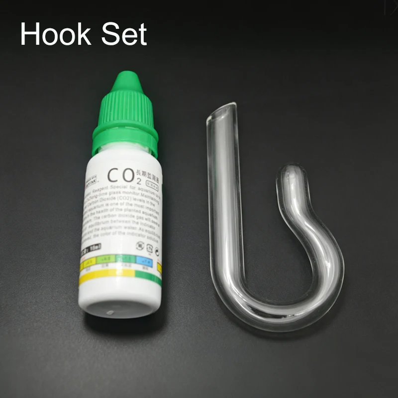 Aquarium CO2-Indikator DIY Fischbecken Glas-Flüssigkeitstester Monitor für Pflanzen Gras CO2-System Konzentrations-Abfallkontroll-Kit 15ml