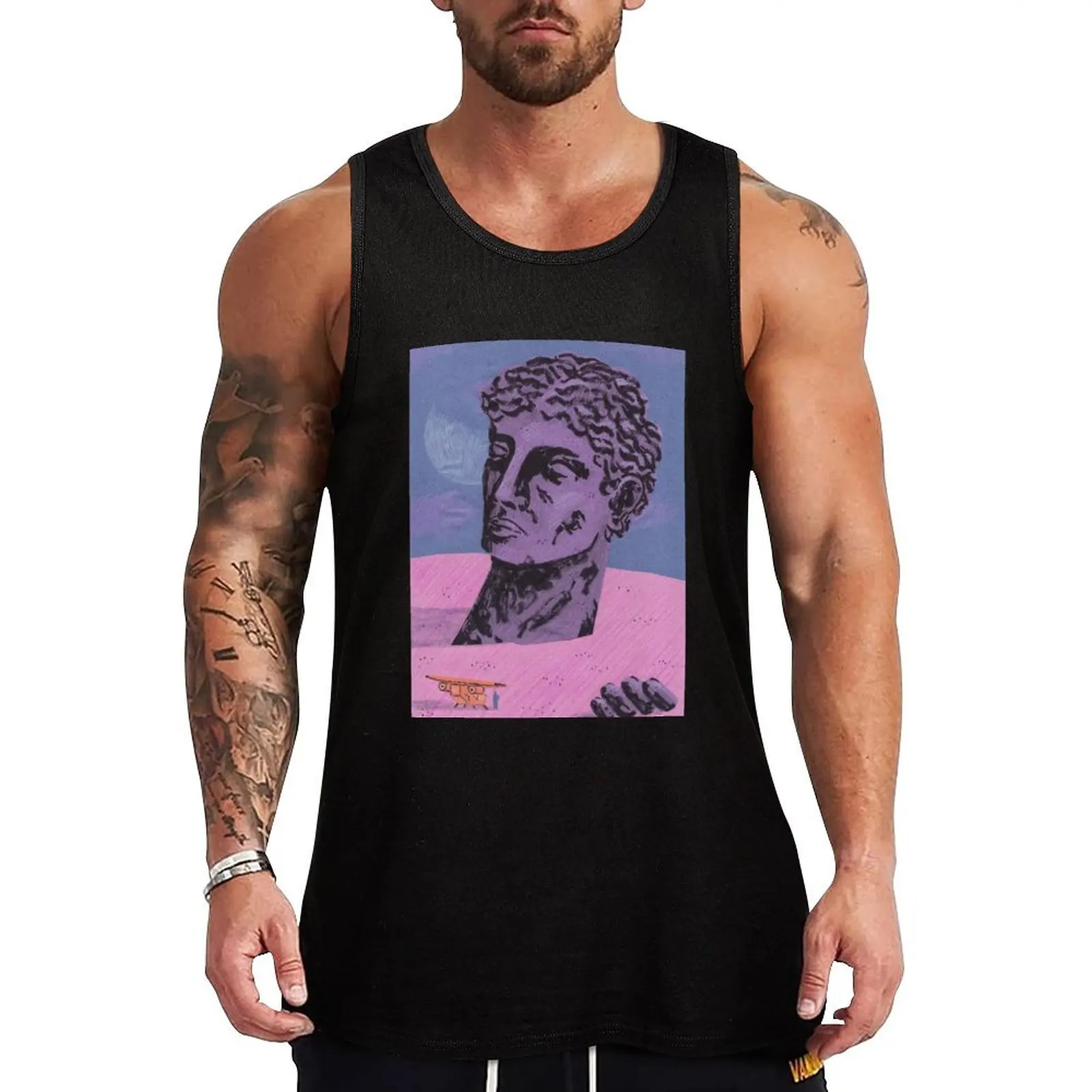 

Space Rome Tank Top men clothings gym clothing Men's gym articles