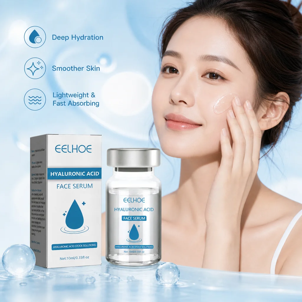 Hyaluronic Acid Face Essence Minimize Pores Deep Moisturizing Firm Skin Erase Fine Lines Restore Youth Skin Radiance