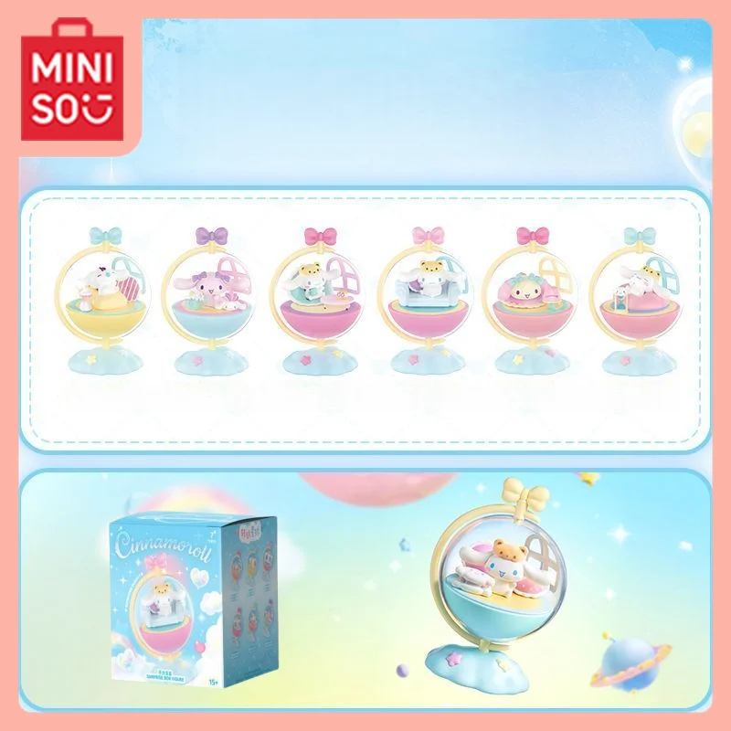 

MINISO Sanrio Kawaii Anime Cinnamoroll Series Blind Box Toy Lovable Ornaments Cartoon Gifts for Girls Birthday Gifts for Girls