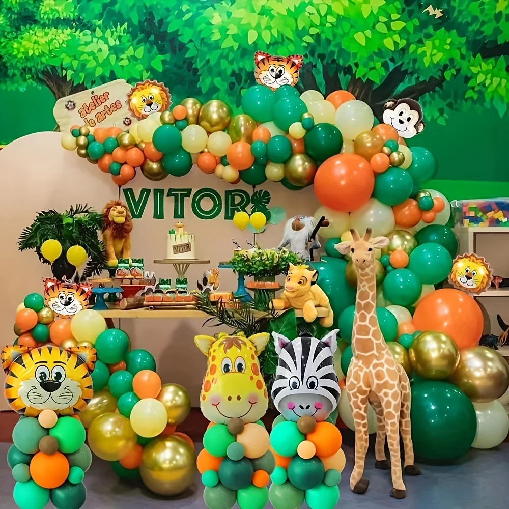 161 Piece Wildlife Balloon Party Set