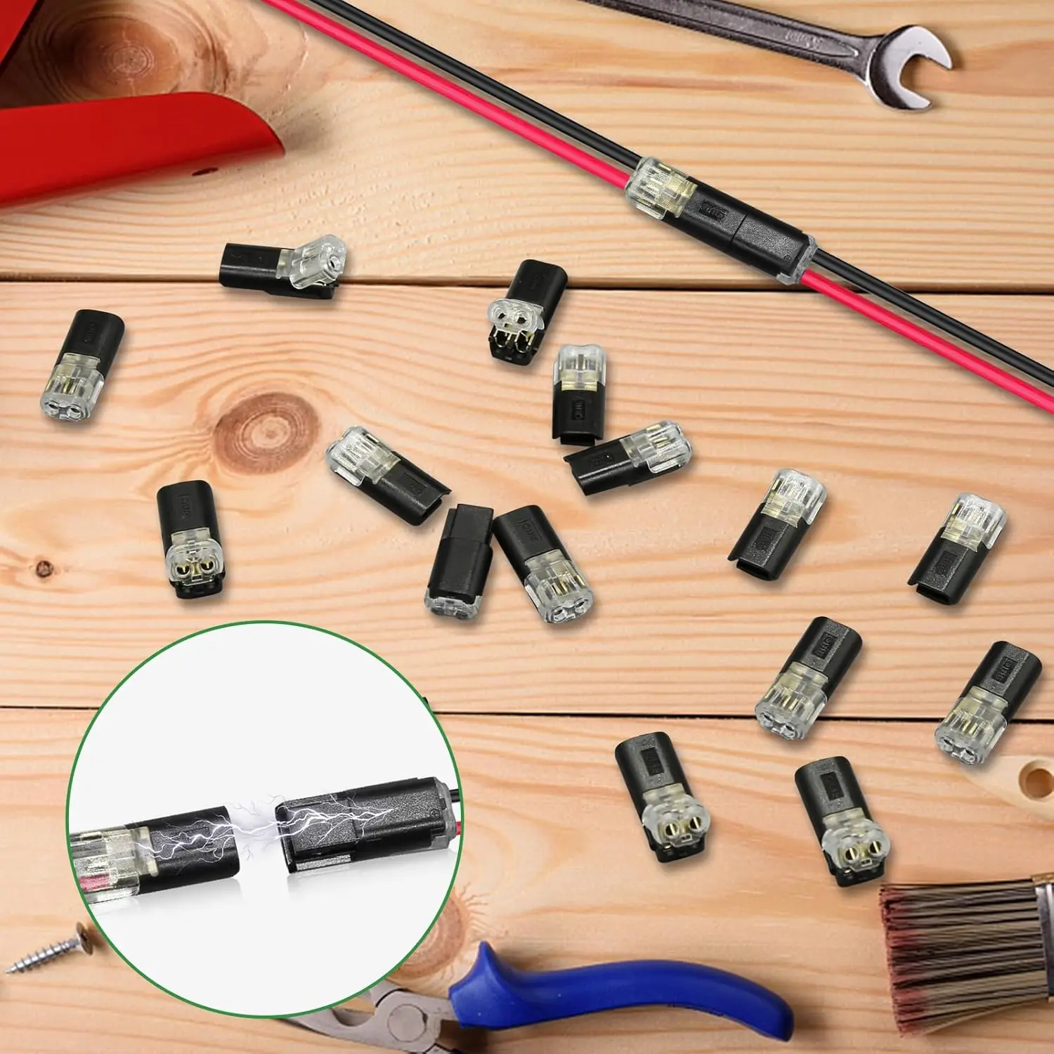 2 Pin Way Plug Waterproof Electrical Connector Car Wire Cable Automotive Electrical Connector Strip Terminal Connection NEW