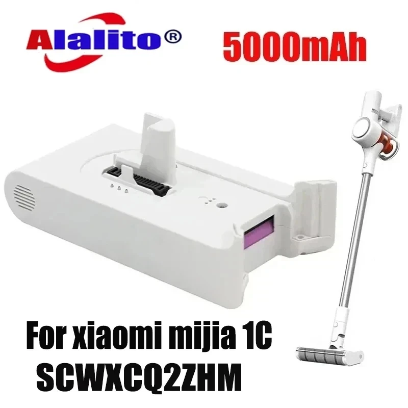 

Original 5000mAh For Xiaomi Handheld Cordless Vacuum Cleaner Accessories 1C SCWXCQ02ZHM Vacuum Cleaner Replacement Battery Back