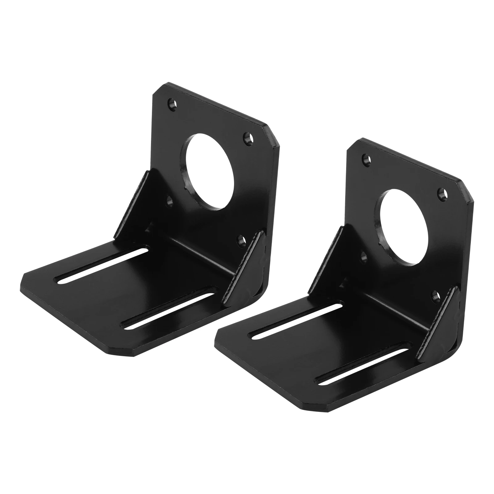 

2pcs Stepper Bracket for 3D Printer Assembly Metal Mounting Gear Holder Precision Stepper Motor Holder Slot Holes