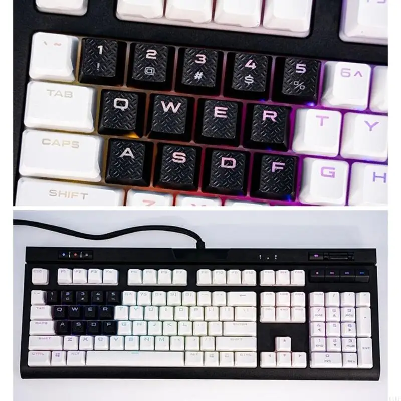 Capas teclas texturizadas para teclados K70 K95 que proporciona excelente durabilidad K1KF
