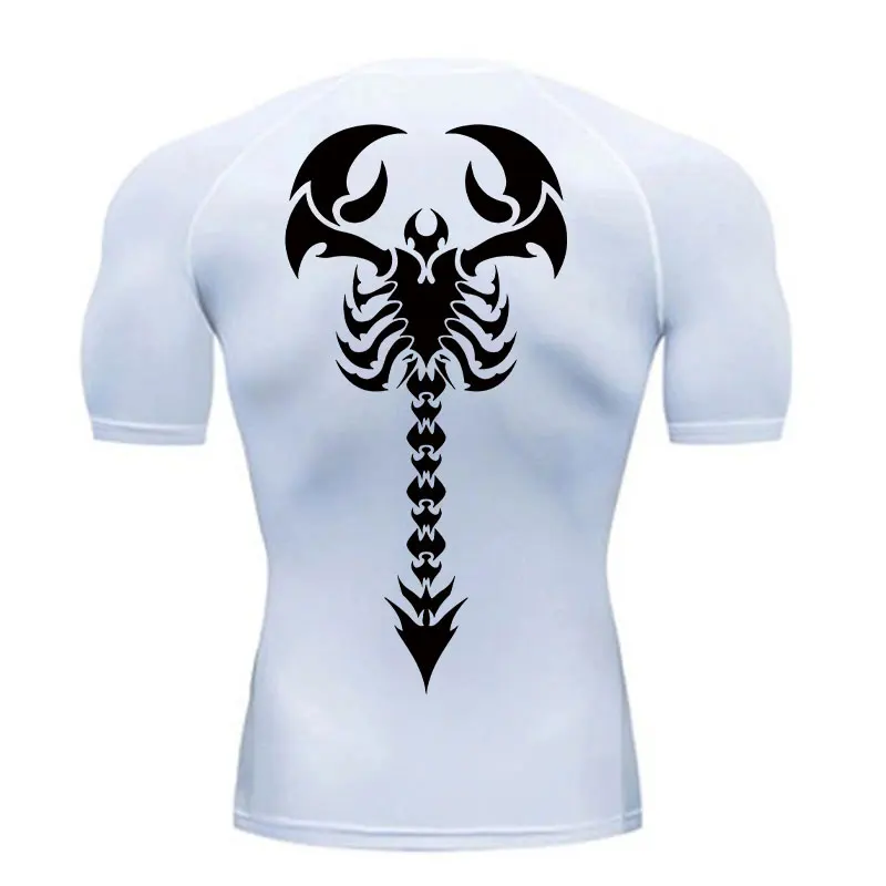 

Sun Protection Sports Second Skin Running T-shirt Men's Fitness Rashgarda MMA Long Sleeves Compression Shirt Workout Clothing