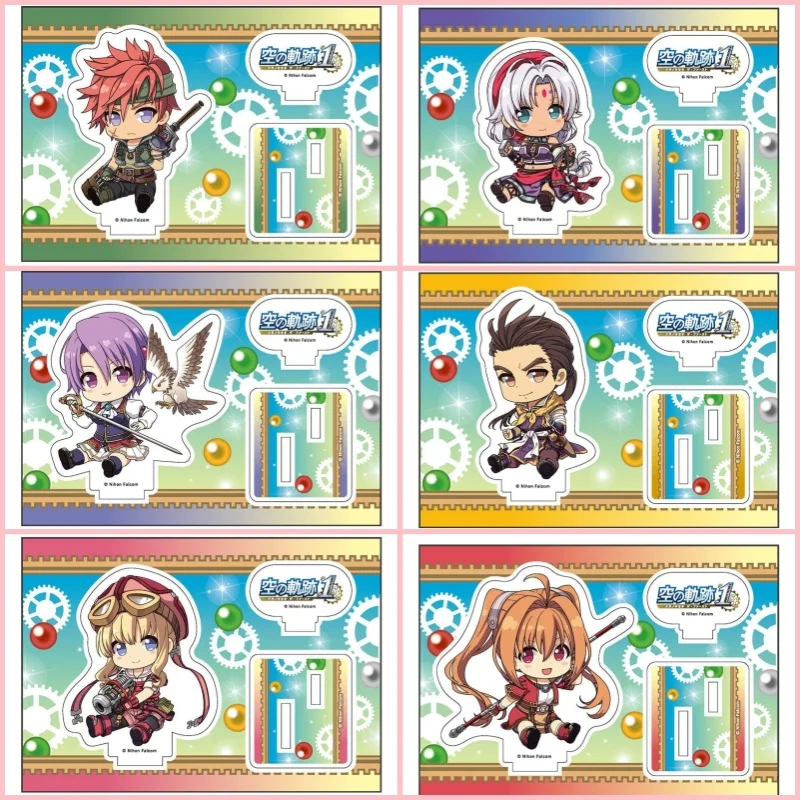 HOT GAME The Legend of Heroes 10CM Acrylic Stand Q-version Stand Plate Cosplay Prop Decor Ornament Fans Collecting Friends Gift