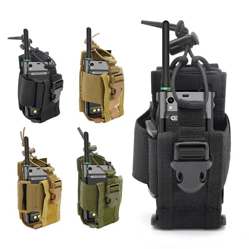 

Нейлоновая тактическая кобура для рации, чехол Molle, держатель для радио, карман переключения передач для охотничьего снаряжения на открытом воздухе DYD03
