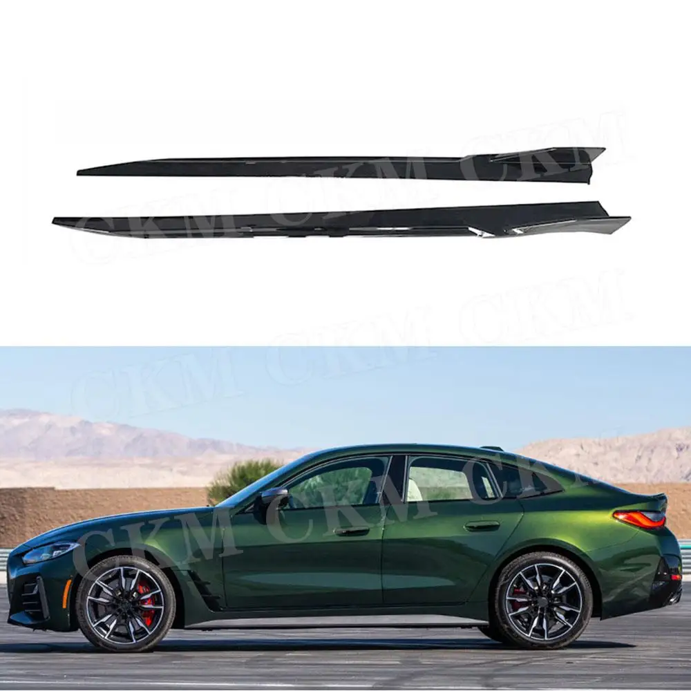 

Carbon Fiber Side Skirts Extension Splitters Lip Wing for BMW 4 Series G22 G23 G26 2021+ Car Accessories Side Skirt Parts