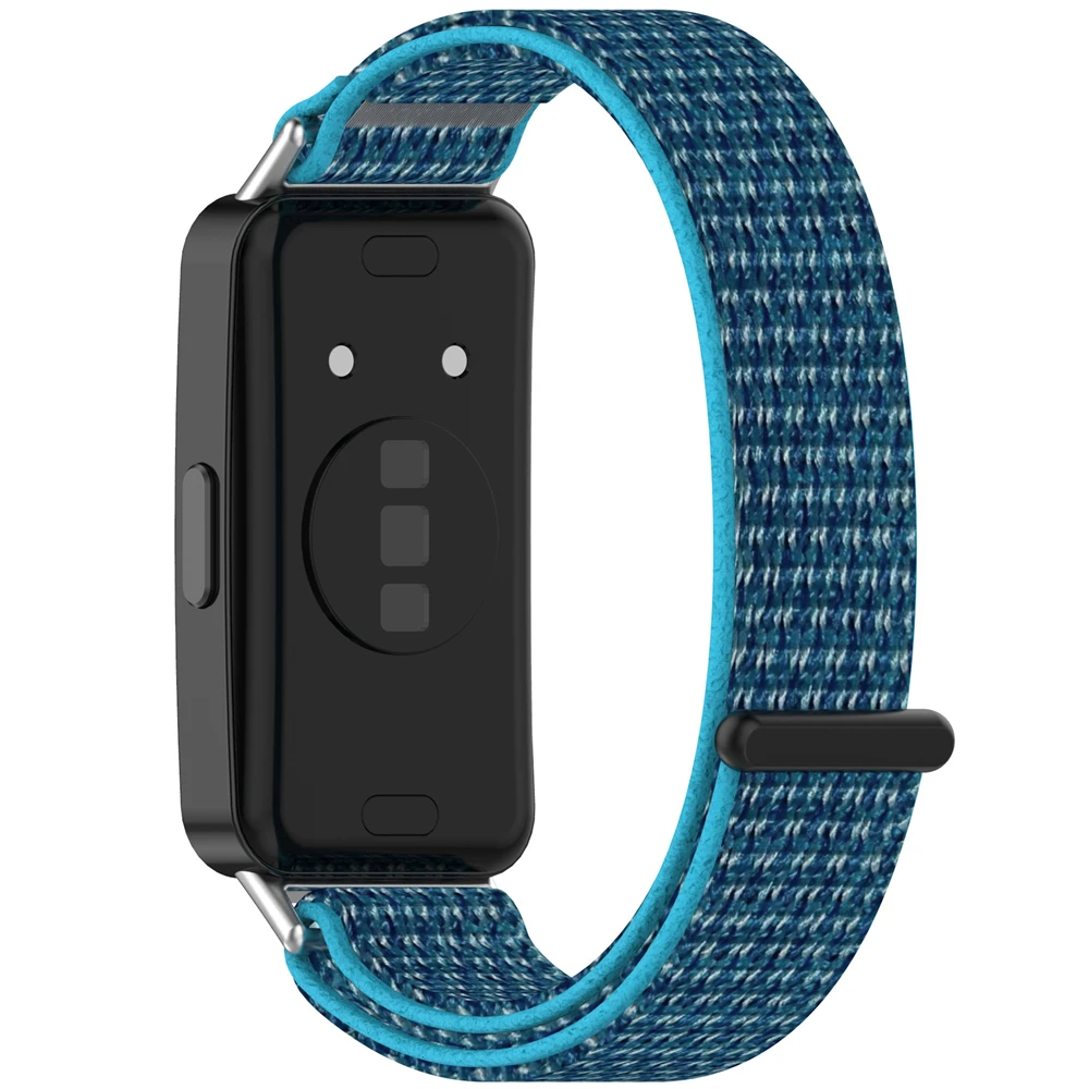 Нейлоновый тканый холщовый ремешок подходит для часов Huawei Band 10 10NFC 9 9NFC 8 8NFC, спортивный браслет на липучке