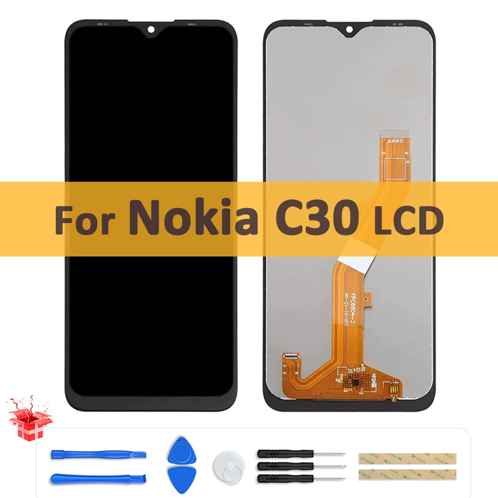 

6.82" Original LCD For Nokia C30 LCD TA-1357 TA-1377 TA-1369 TA-1359 Display Touch Screen Digitizer Assembly Replacement Parts