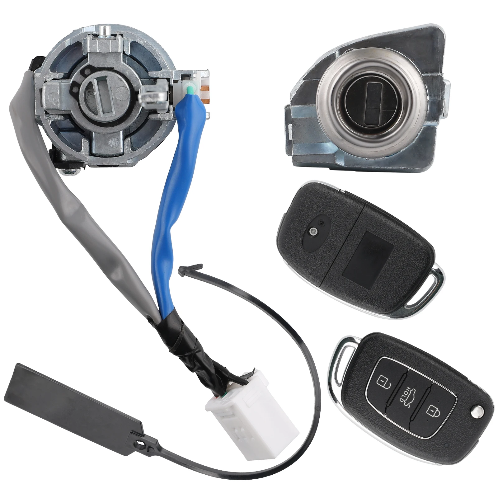 

Door Lock Cylinder Key Ignition Start Set For Hyundai Elantra 15-20 81905-F0500