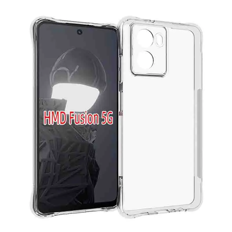Hmd Fusion Ta 1640 1643 Case Air Cushion Shockproof Airbag Clear Silicon Tpu Ba…