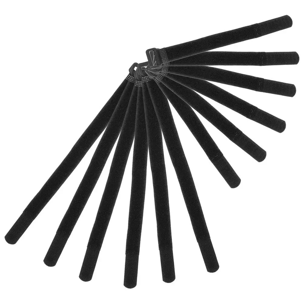 12Pcs Bike Rack Straps Nylon Cinch Straps Adjustable Wheel Stabilizer Secure Cables Yoga Mats Accessories Cinch Strap