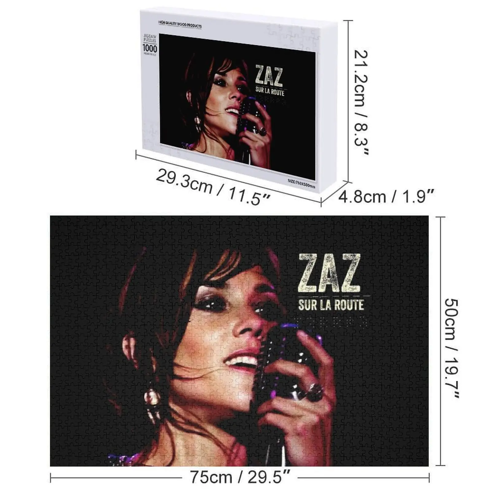 Zaz Sur La Route Jigsaw Puzzle Personalized Baby Object Custom Jigsaw Puzzle