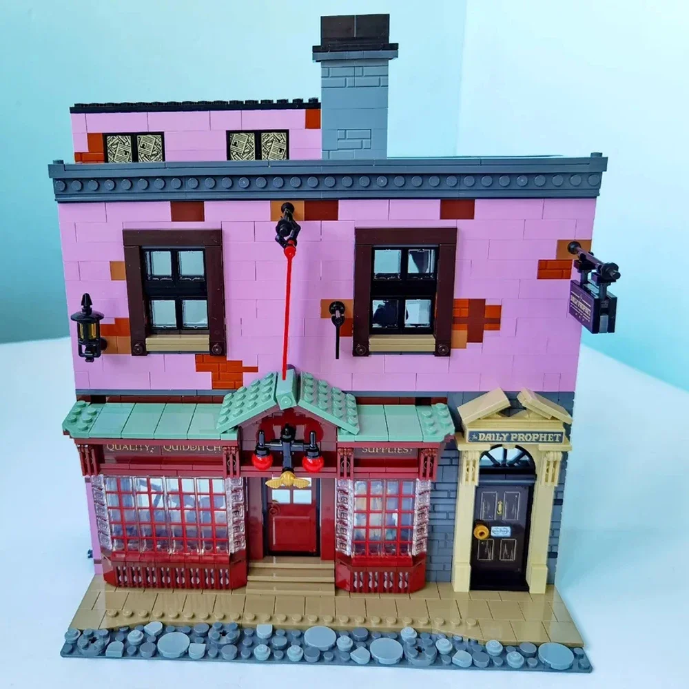 Adiacente Alley Street View Modello Il Ministero del 75978 Moc Modular Building Blocks Mattoni Action Dolls Kid Christmas Toy 5544 pezzi