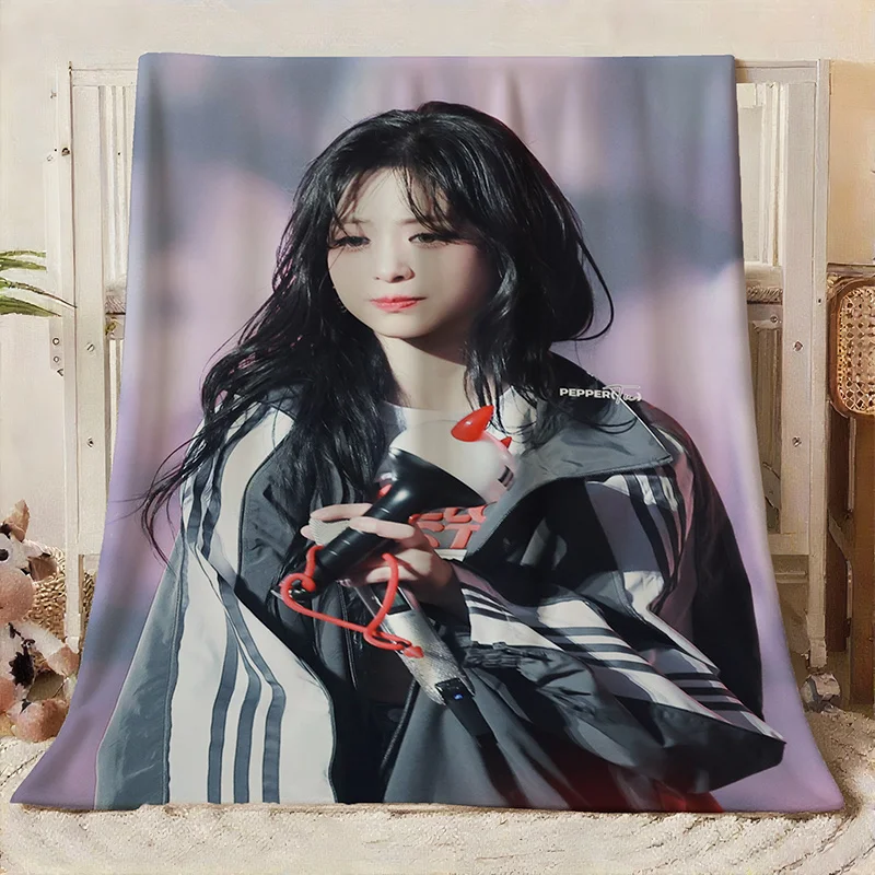 Stage Passionate Singing Digital Print Flannel Blanket, Durable and Wrinkle-Resistant Soft, Portable for Home Use