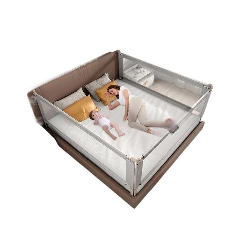 

Multi-pattern bed rail easy to disassemble anti-drop bed rail adjustable children's bed rail