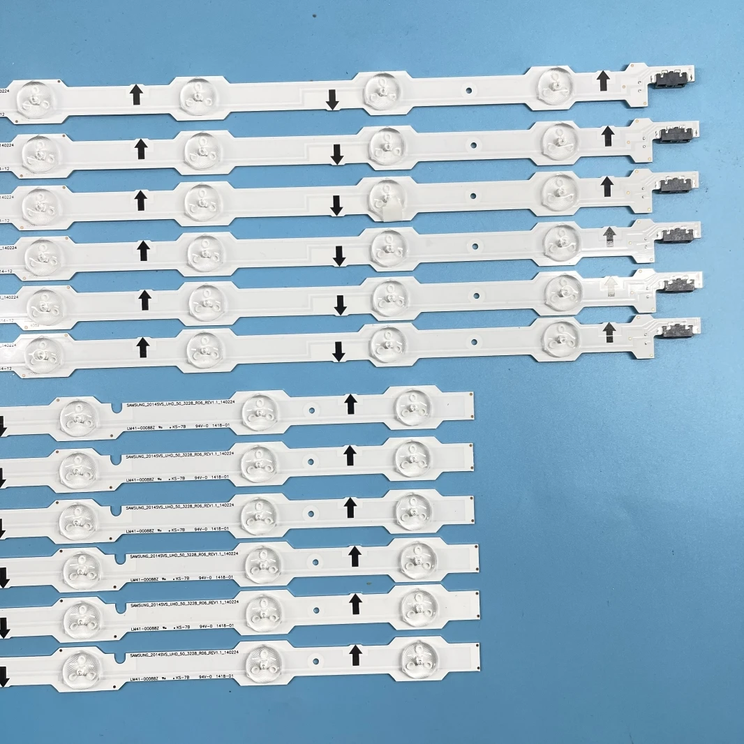 Strip lampu latar LED 12 buah untuk UE50HU7000 BN96-32178A 32179A DUGE-500DCA 500DCB-R3 2014SVS_UHD_50